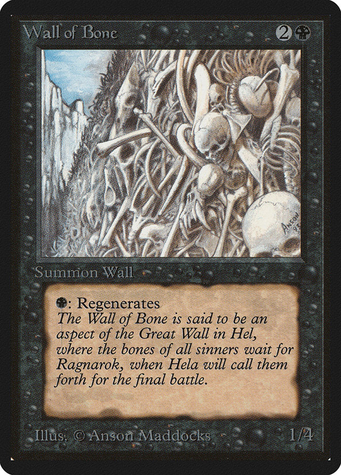 Wall of Bone (133) [Beta Edition] | Odin's Place