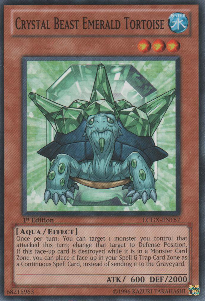 Crystal Beast Emerald Tortoise [LCGX-EN157] Common | Odin's Place