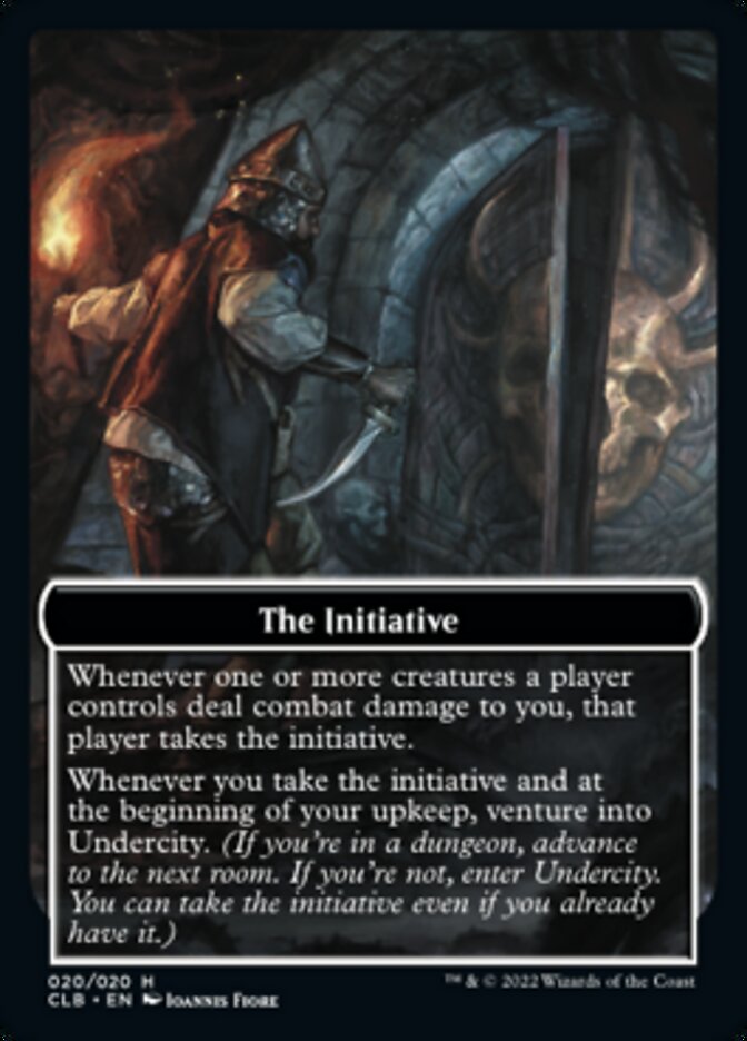 The Initiative // Undercity Double-Sided Token [Commander Legends: Battle for Baldur's Gate Tokens] | Odin's Place