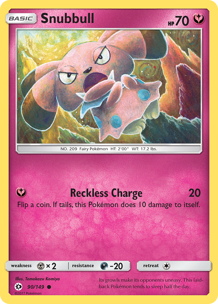 Snubbull (90/149) [Sun & Moon: Base Set] | Odin's Place