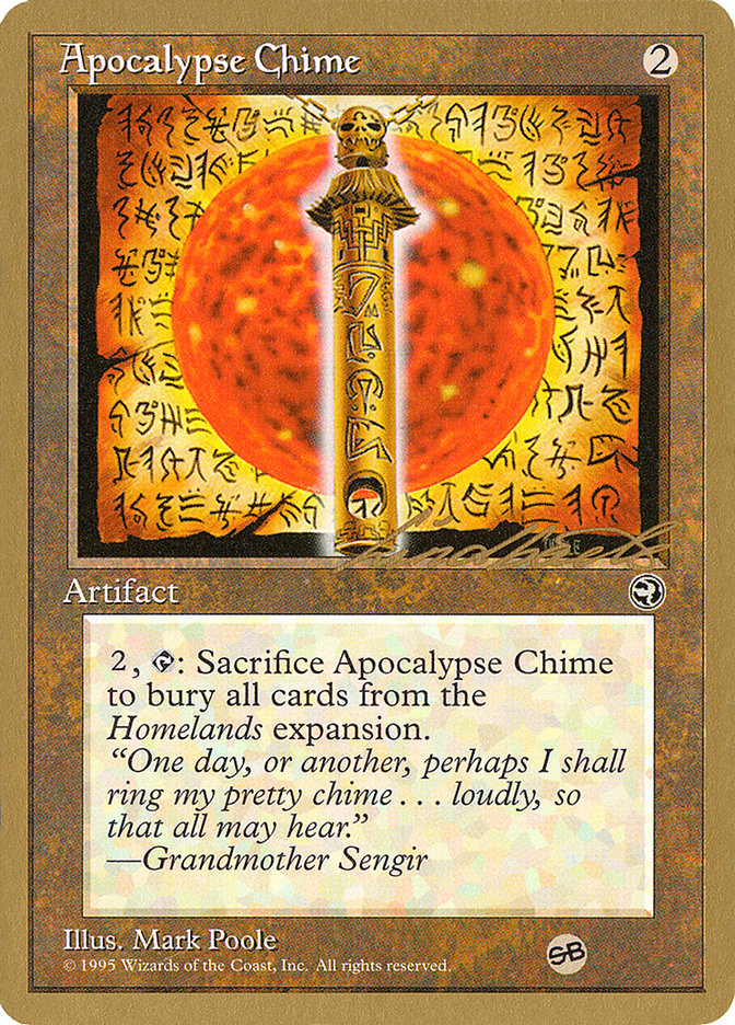 Apocalypse Chime (Leon Lindback) (SB) [Pro Tour Collector Set] | Odin's Place