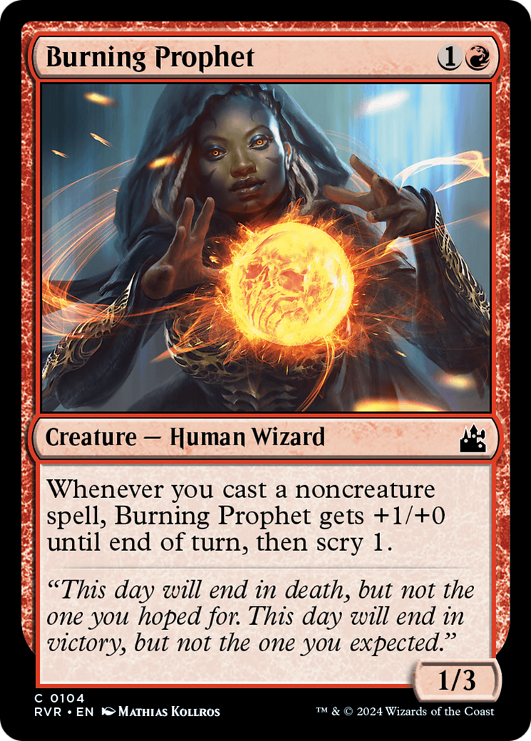 Burning Prophet [Ravnica Remastered] | Odin's Place