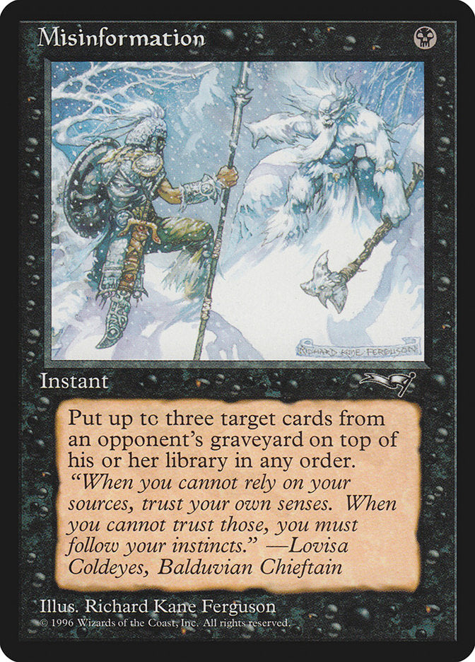 Misinformation (56) [Alliances] | Odin's Place