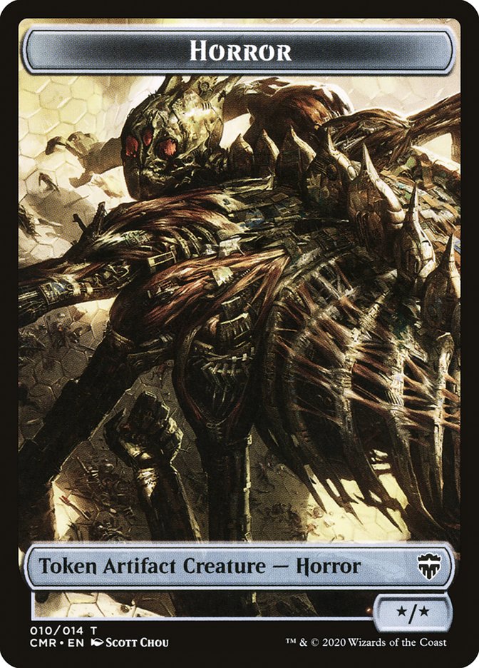 Horror Token [Commander Legends Tokens] | Odin's Place
