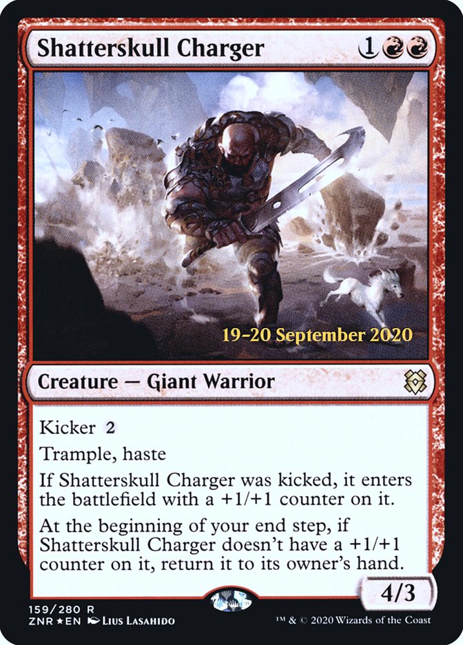 Shatterskull Charger [Zendikar Rising Prerelease Promos] | Odin's Place