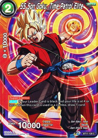 SS Son Goku, Time Patrol Elite (BT11-128) [Vermilion Bloodline 2nd Edition] | Odin's Place