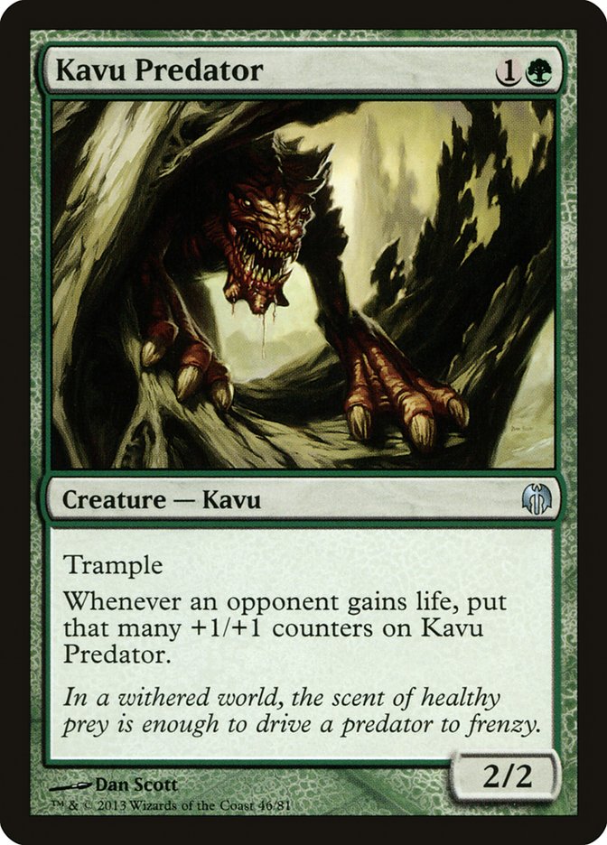 Kavu Predator (46) [Duel Decks: Heroes vs. Monsters] | Odin's Place