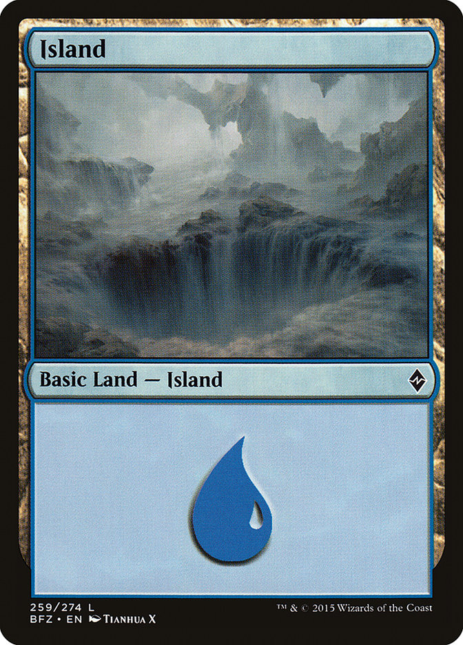 Island (259) [Battle for Zendikar] | Odin's Place