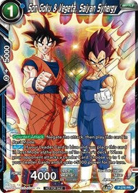 Son Goku & Vegeta, Saiyan Synergy (Unison Warrior Series Tournament Pack Vol.3) (P-276) [Tournament Promotion Cards] | Odin's Place