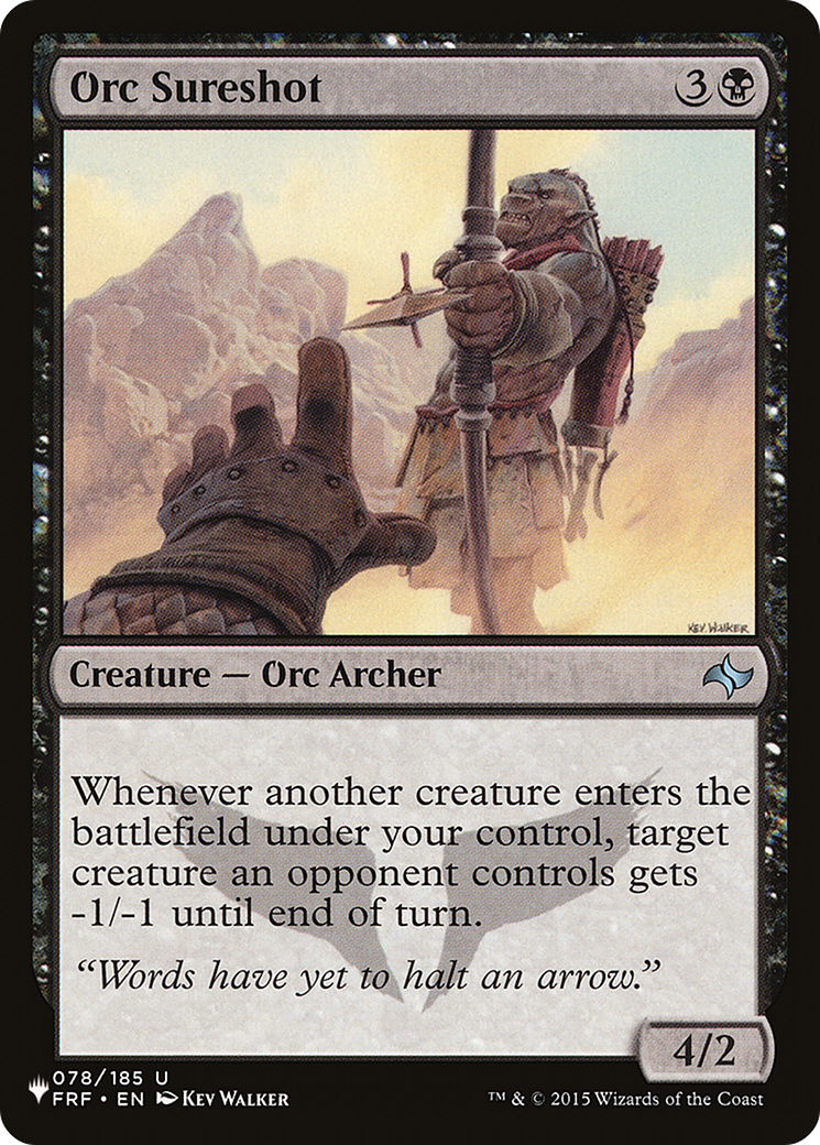 Orc Sureshot [The List] | Odin's Place