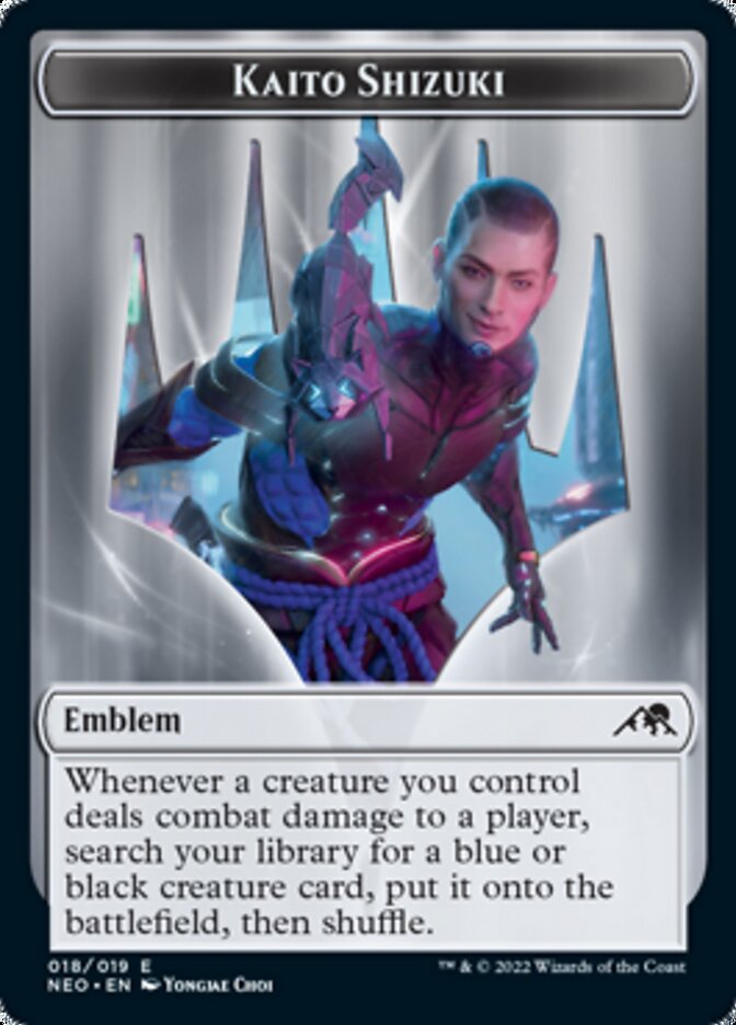 Kaito Shizuki Emblem [Kamigawa: Neon Dynasty Tokens] | Odin's Place