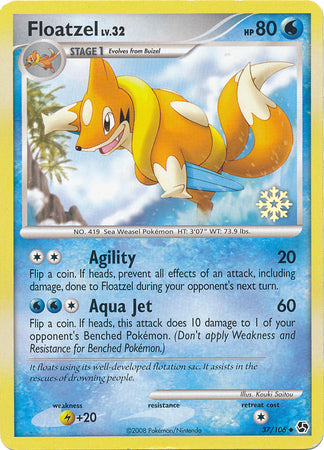 Floatzel (37/106) [Countdown Calendar Promos] | Odin's Place