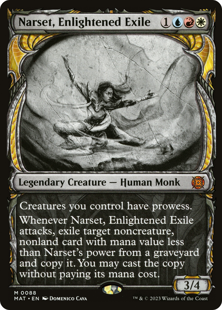 Narset, Enlightened Exile (Showcase) [March of the Machine: The Aftermath] | Odin's Place