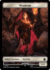 Warrior // Dinosaur Double-Sided Token [Doctor Who Tokens] | Odin's Place