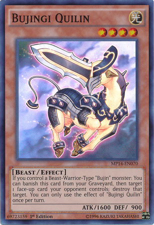 Bujingi Quilin [MP14-EN070] Super Rare | Odin's Place