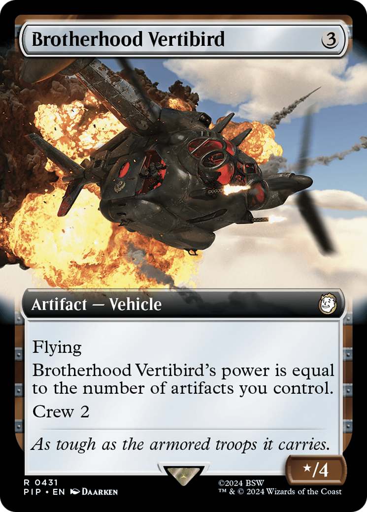 Brotherhood Vertibird (Extended Art) [Fallout] | Odin's Place