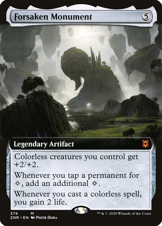 Forsaken Monument (Extended Art) [Zendikar Rising] | Odin's Place