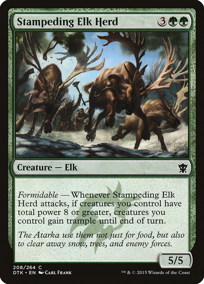 Stampeding Elk Herd (208) [Dragons of Tarkir] | Odin's Place