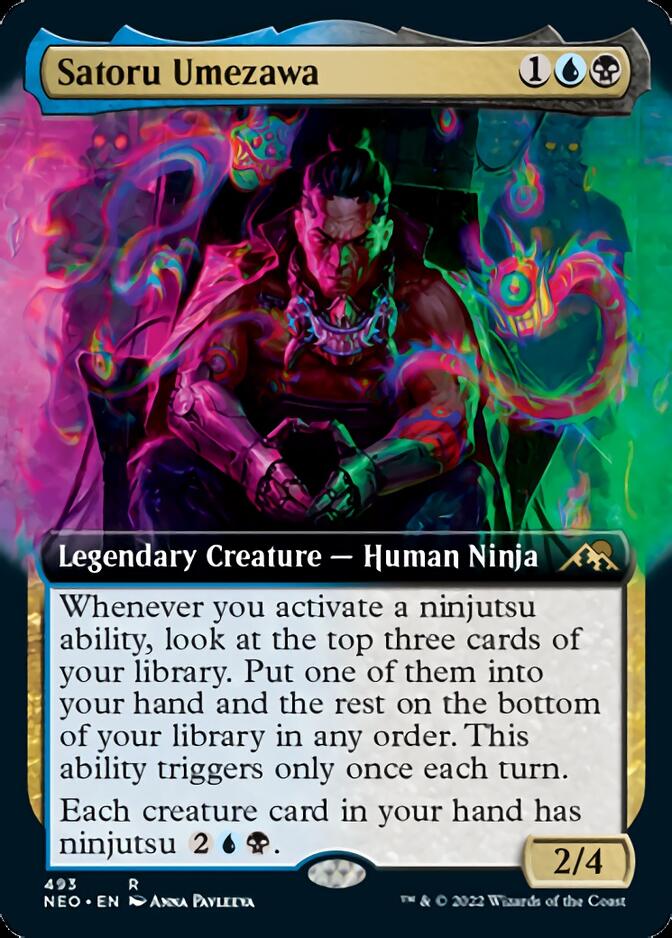 Satoru Umezawa (Extended Art) [Kamigawa: Neon Dynasty] | Odin's Place