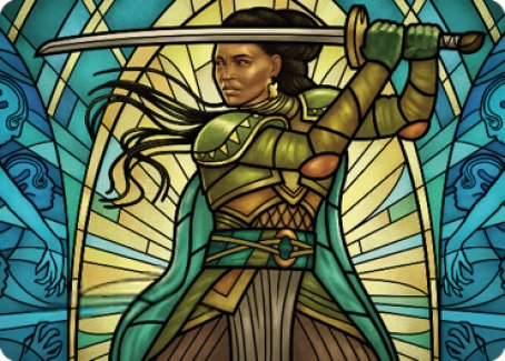 Shanna, Purifying Blade Art Card 2 [Dominaria United Art Series] | Odin's Place