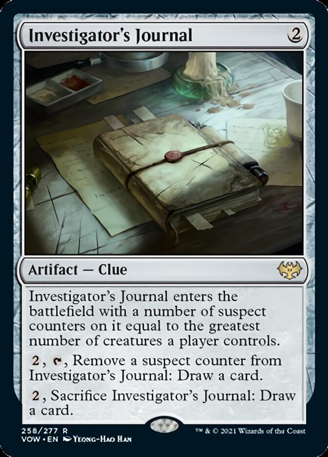 Investigator's Journal [Innistrad: Crimson Vow] | Odin's Place