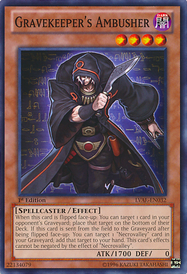 Gravekeeper's Ambusher [LVAL-EN032] Common | Odin's Place