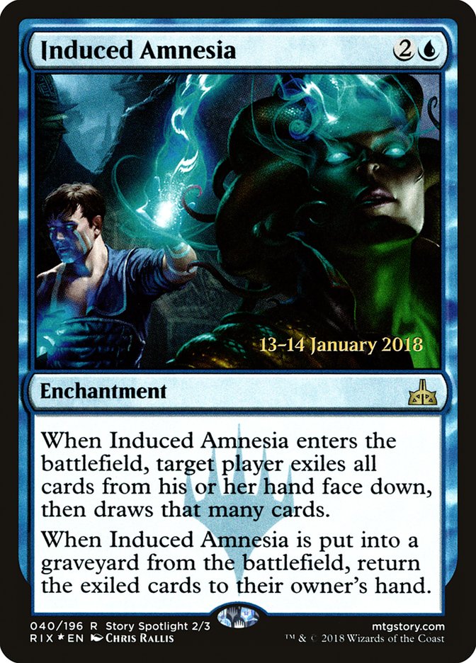 Induced Amnesia (40) [Rivals of Ixalan Prerelease Promos] | Odin's Place