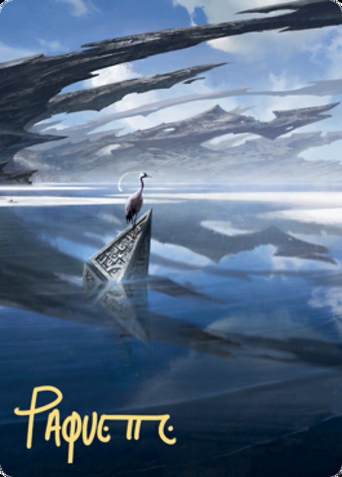 Seachrome Coast Art Card (Gold-Stamped Signature) [Zendikar Rising Art Series] | Odin's Place
