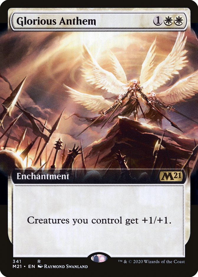 Glorious Anthem (Extended Art) [Core Set 2021] | Odin's Place