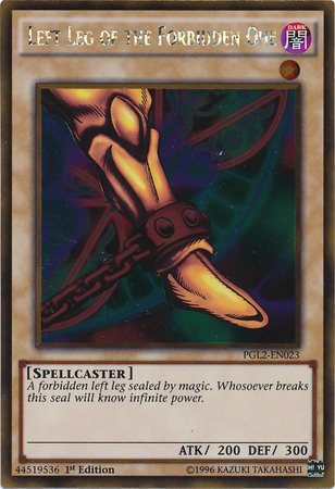 Left Leg of the Forbidden One [PGL2-EN023] Gold Rare | Odin's Place