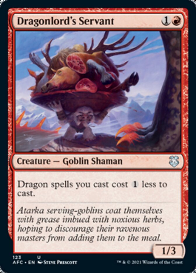 Dragonlord's Servant [Dungeons & Dragons: Adventures in the Forgotten Realms Commander] | Odin's Place