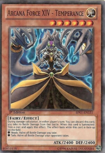 Arcana Force XIV - Temperance [BP01-EN151] Starfoil Rare | Odin's Place
