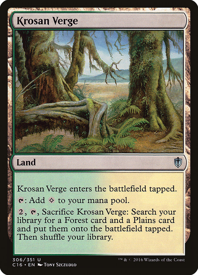 Krosan Verge (306) [Commander 2016] | Odin's Place