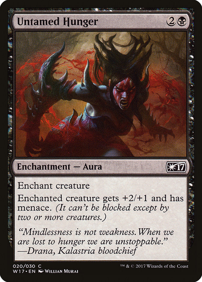 Untamed Hunger (20) [Welcome Deck 2017] | Odin's Place