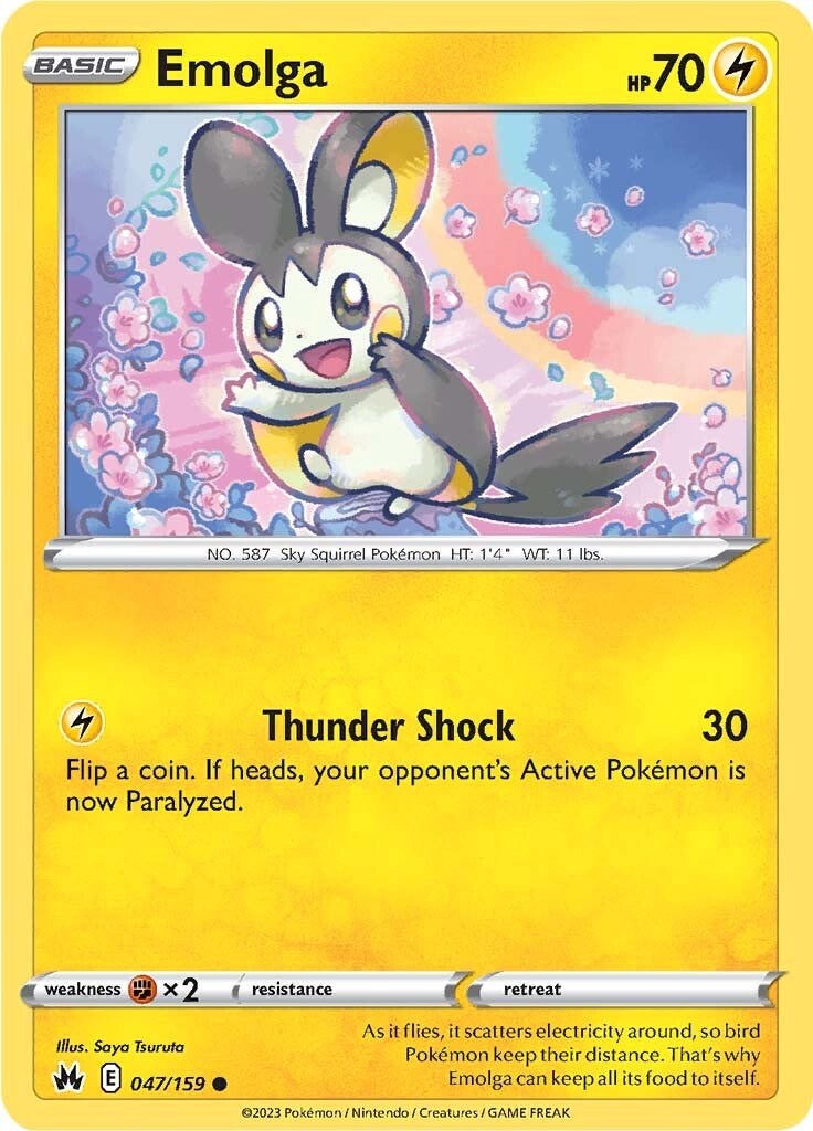 Emolga (047/159) [Sword & Shield: Crown Zenith] | Odin's Place