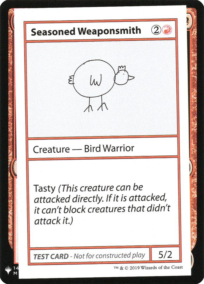 Seasoned Weaponsmith [Mystery Booster Playtest Cards] | Odin's Place