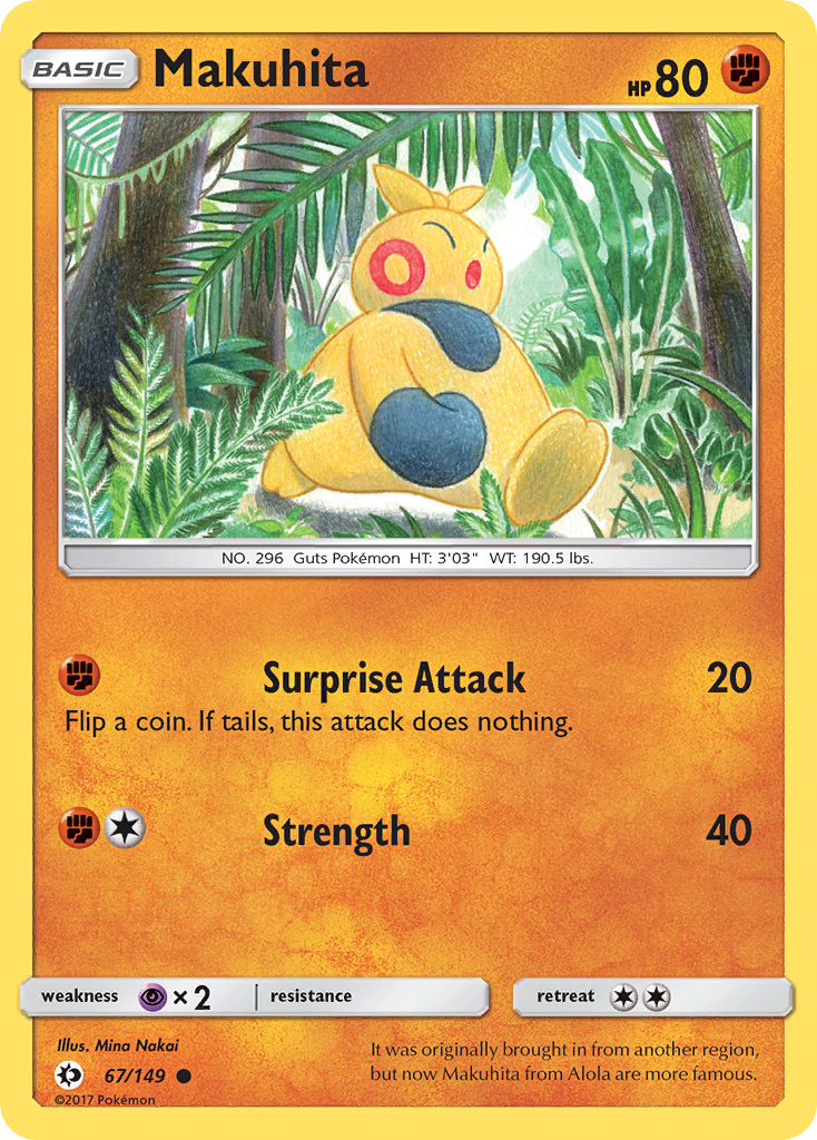 Makuhita (67/149) [Sun & Moon: Base Set] | Odin's Place