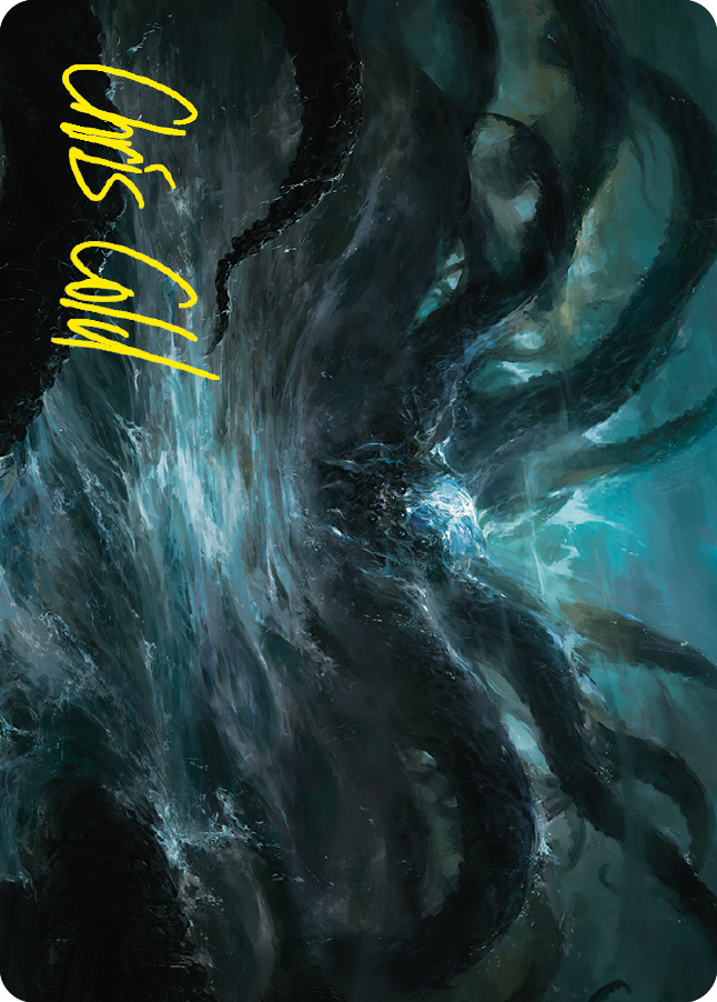 The Watcher in the Water Art Card (Gold-Stamped Signature) [The Lord of the Rings: Tales of Middle-earth Art Series] | Odin's Place