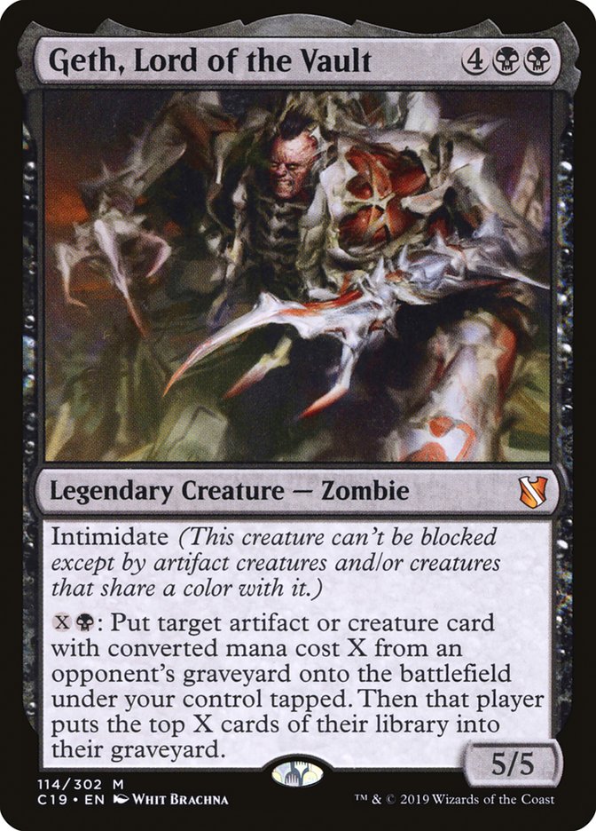 Geth, Lord of the Vault [Commander 2019] | Odin's Place
