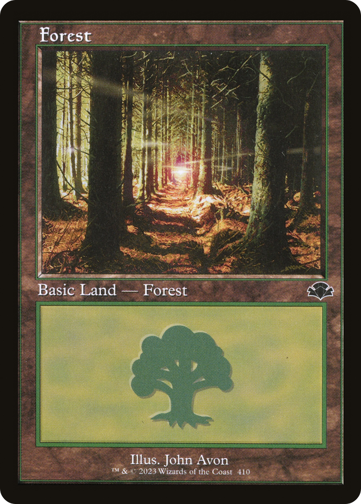 Forest (410) (Retro) [Dominaria Remastered] | Odin's Place