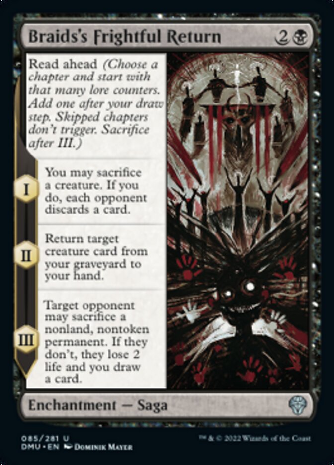 Braids's Frightful Return [Dominaria United] | Odin's Place