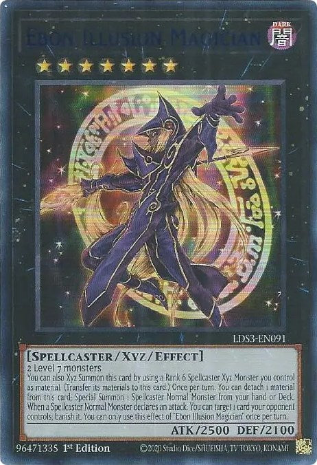 Ebon Illusion Magician (Blue) [LDS3-EN091] Ultra Rare | Odin's Place