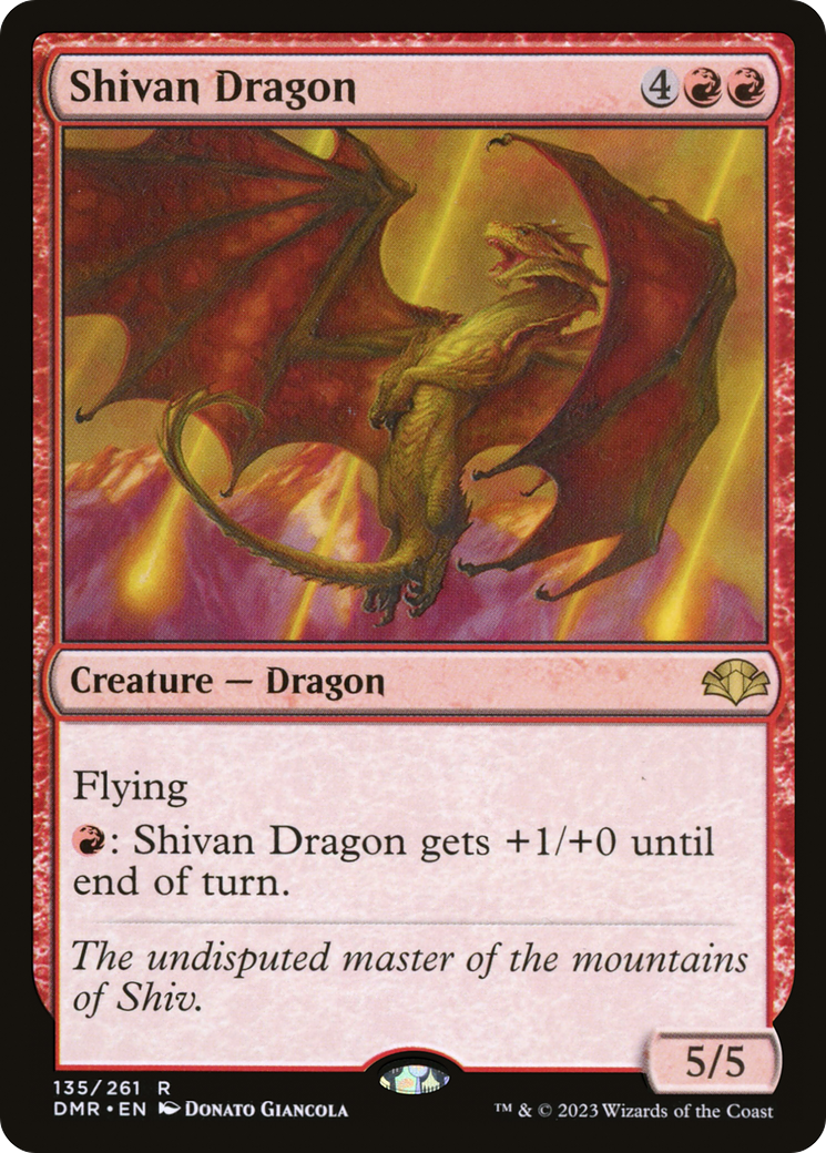 Shivan Dragon [Dominaria Remastered] | Odin's Place