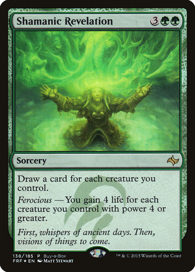 Shamanic Revelation (138) (Buy-A-Box) [Fate Reforged Promos] | Odin's Place