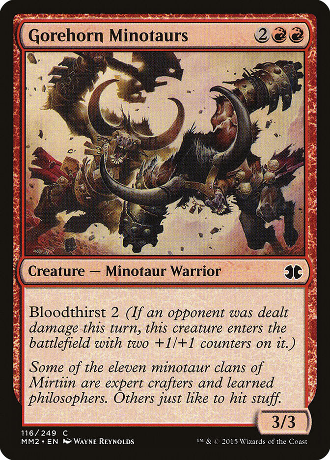 Gorehorn Minotaurs (116) [Modern Masters 2015] | Odin's Place