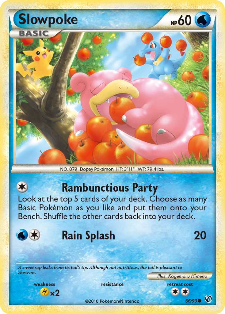 Slowpoke (66/90) [HeartGold & SoulSilver: Undaunted] | Odin's Place