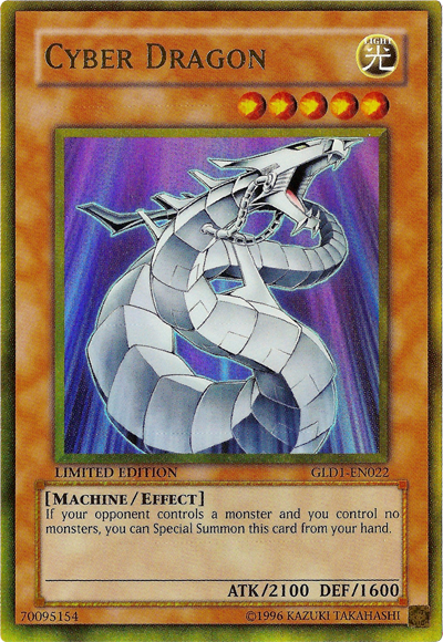 Cyber Dragon [GLD1-EN022] Gold Rare | Odin's Place