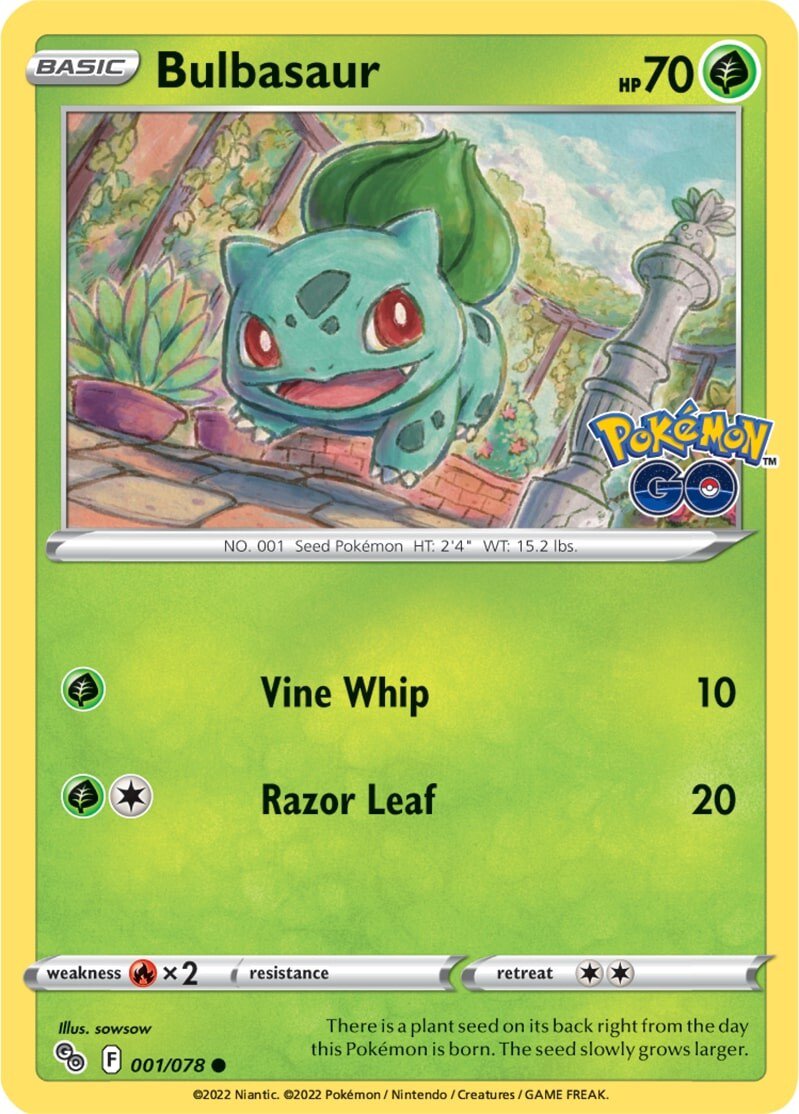 Bulbasaur (001/078) [Pokémon GO] | Odin's Place