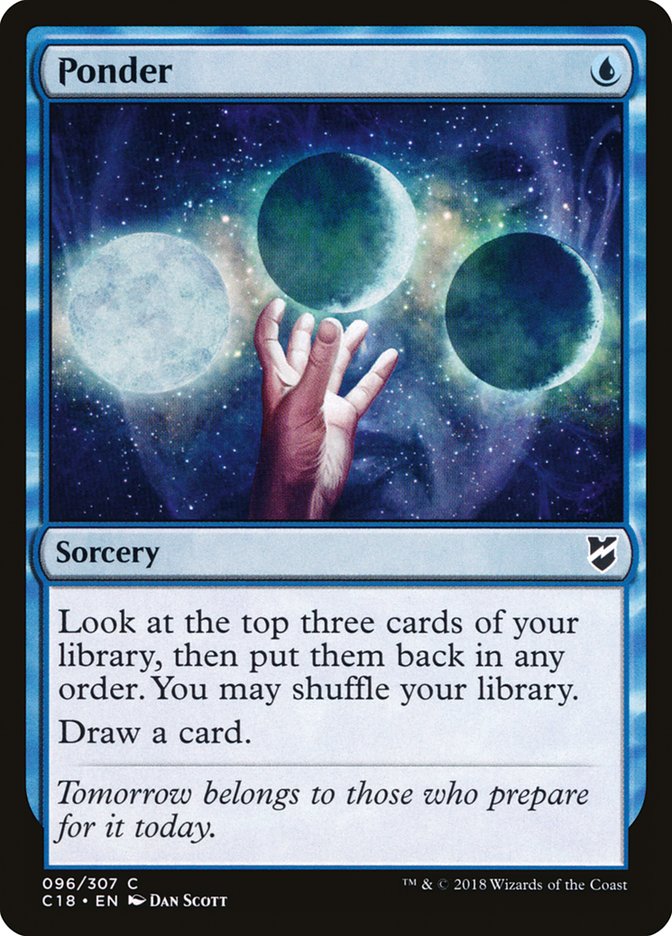 Ponder (96) [Commander 2018] | Odin's Place