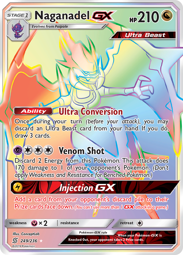 Naganadel GX (249/236) [Sun & Moon: Unified Minds] | Odin's Place